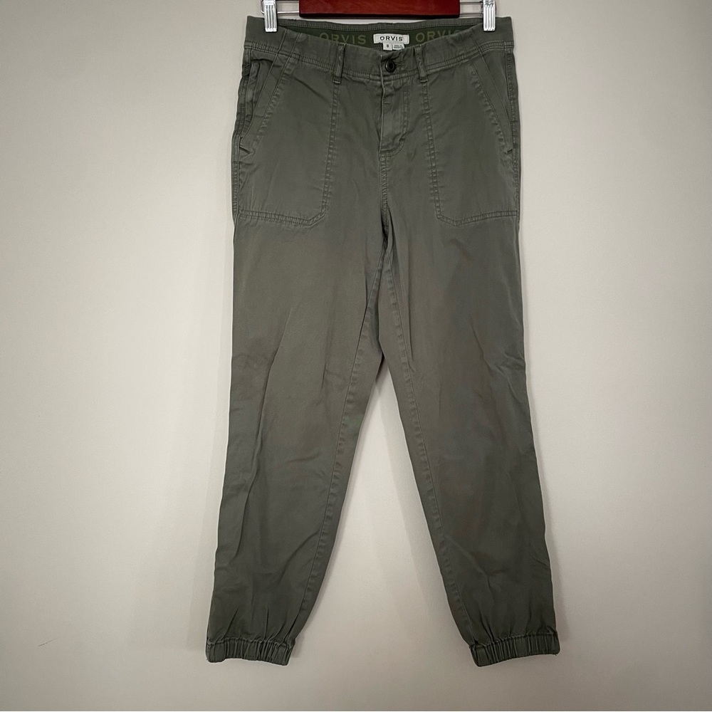 Orvis Women’s Olive Green Jogger Pants Size 8